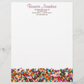 Sprinkles-vol briefhoofd (Voorkant)