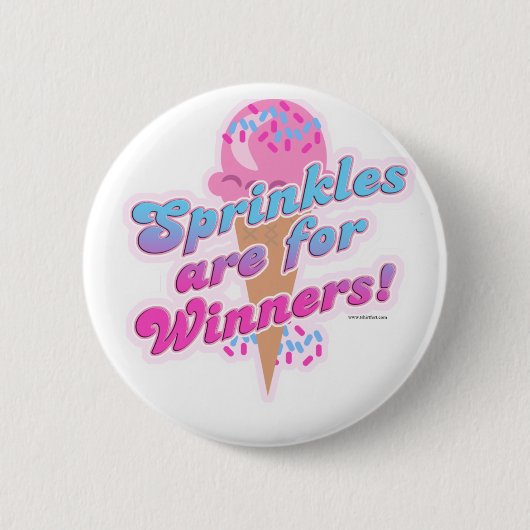 Sprinkles voor Champions Ronde Button 5,7 Cm (Voorkant)