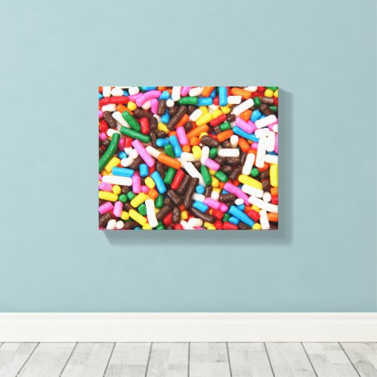 Sprinkles Wrapped Canvas (Insitu (Houten vloer))
