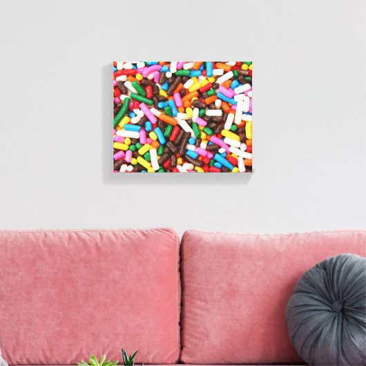 Sprinkles Wrapped Canvas Afdruk (Insitu (Woonkamer))