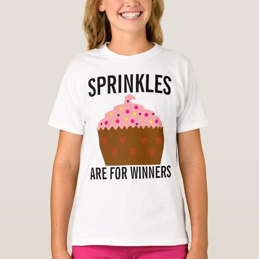 Sprinkles zijn voor winnaars, Kinder t-shirts (Voorkant)