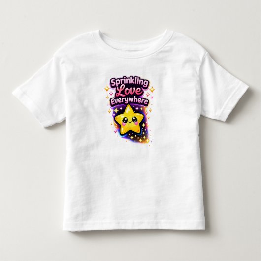 Sprinkling Love Everywhere 3– Cute Toddler Gir Kinder Shirts (Voorkant)