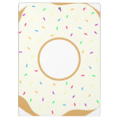 Sprinkly Donut Klembord (Achterkant)