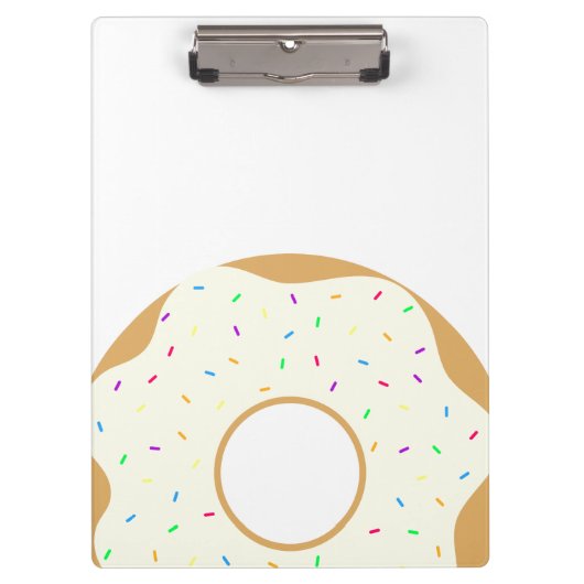Sprinkly Donut Klembord (Voorkant)