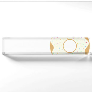Sprinkly Donut Naambordje