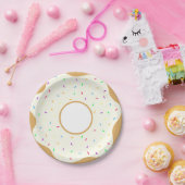 Sprinkly Donut Papieren Bordje (Feest)