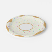 Sprinkly Donut Papieren Bordje (Gekanteld)