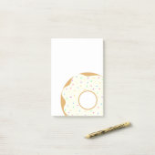 Sprinkly Donut Post-it® Notes (Op bureau)
