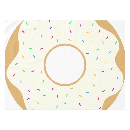 Sprinkly Donut Tafelkleed (Voorkant (Horizontaal))