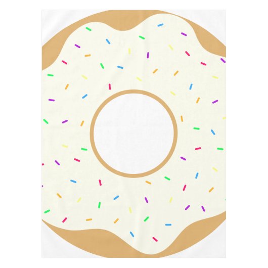 Sprinkly Donut Tafelkleed (Voorkant)