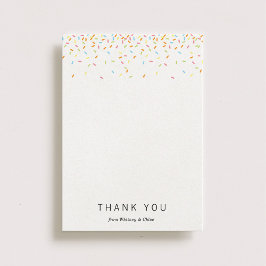 Sprins Hartelijk dank Bedankkaart