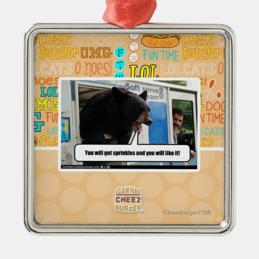 Sprins Metalen Ornament (Voorkant)