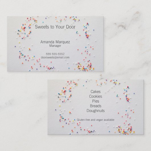 Sprins Visitekaartje (Voorkant / Achterkant)