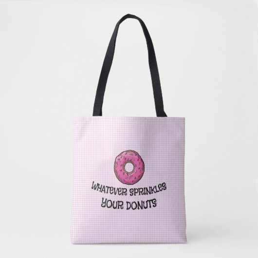 Sprinses je Donut Canvas tas (Voorkant)