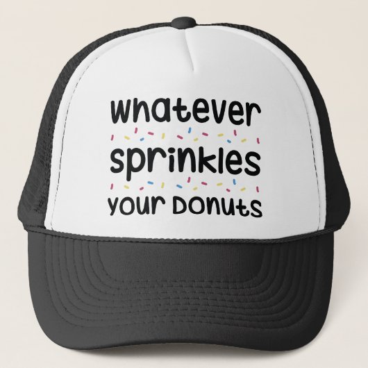 Sprinses je donuts trucker pet (Voorkant)