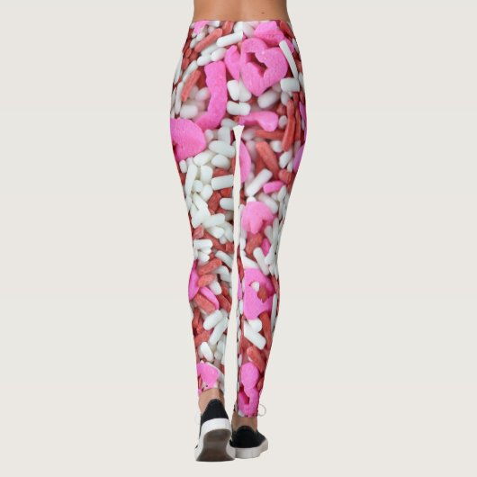 Sprinses met harten Leggings (Achterkant)