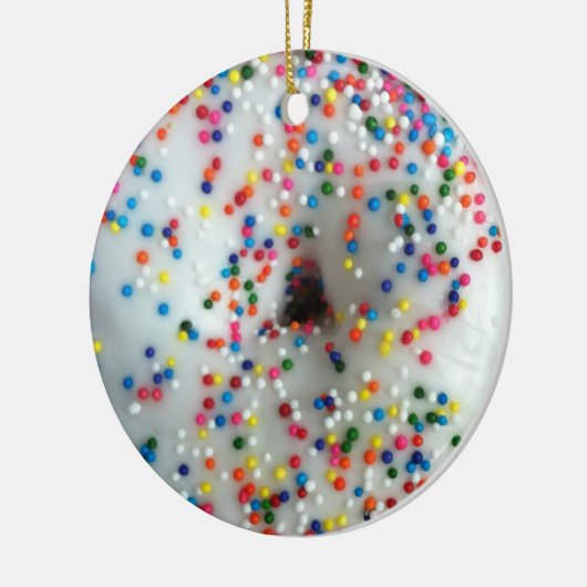 SprinsesDoughnut Keramisch Ornament (Links)