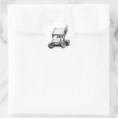 Sprint auto 1 ronde sticker (Tas)