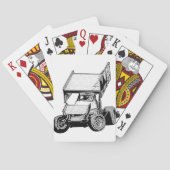 Sprint auto 1 speelkaarten (Achterkant)