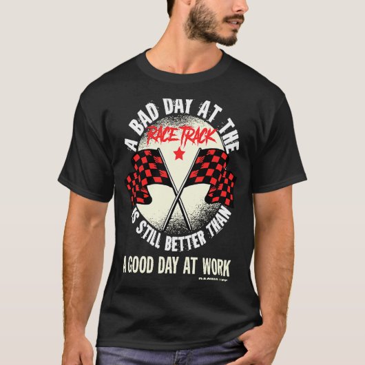 Sprint Auto Rally Quote Late Model Modified Dirt T-shirt (Voorkant)