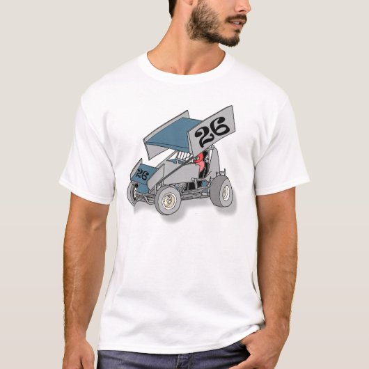 Sprint-auto T-shirt (Voorkant)