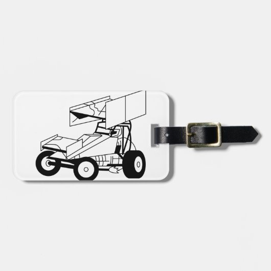 Sprint autocontour bagagelabel (Voorkant horizontaal)