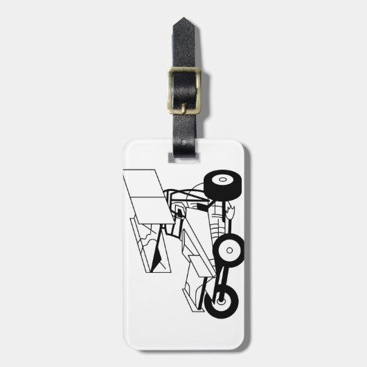 Sprint autocontour bagagelabel (Voorkant verticaal)