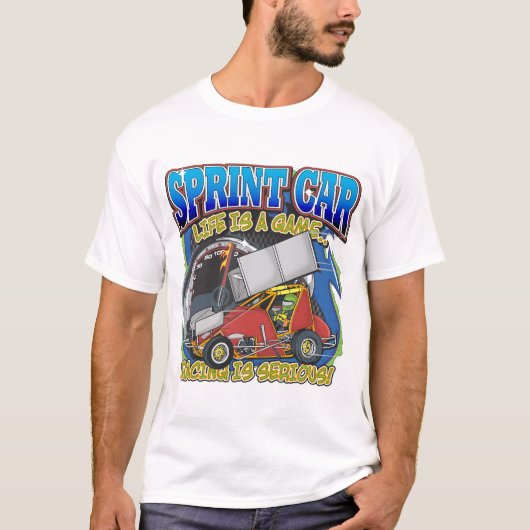 Sprint-autoleven T-shirt (Voorkant)