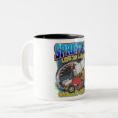 Sprint-autoleven Tweekleurige Koffiemok (Voorkant links)