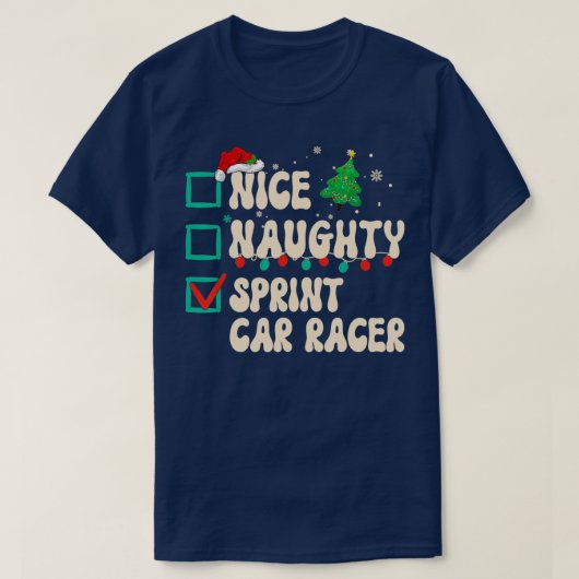 Sprint-automaat racer met framerlijst - Sinterklus T-shirt (Design voorkant)