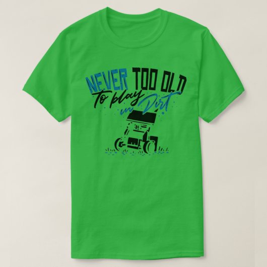 SPRINT CAR DIRT TRACK RACKING Play in Dirte CKX T-shirt (Design voorkant)