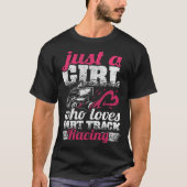 Sprint Car Lover is gewoon een meisje dat van het  T-shirt (Voorkant)