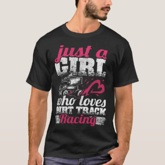 Sprint Car Lover is gewoon een meisje dat van het  T-shirt