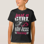 Sprint Car Lover is gewoon een meisje dat van het  T-shirt (Voorkant)