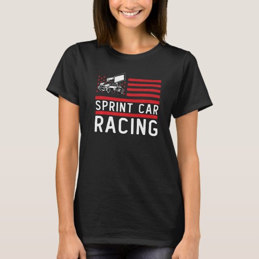 Sprint Car Racing T-shirt (Voorkant)