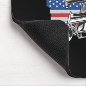 Sprint Car Racing Usa Vlag  Muismat (Hoek)