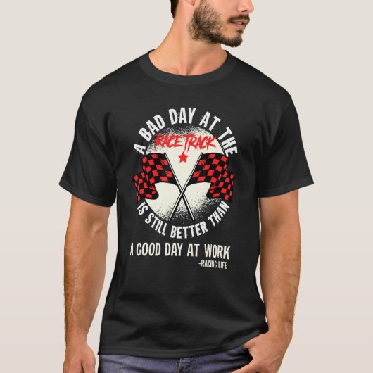 Sprint car Rally Funny Quote Late Model Modified D T-shirt (Voorkant)