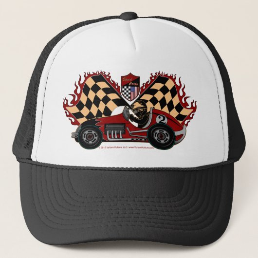 Sprint Car Trucker Hat Trucker Pet (Voorkant)