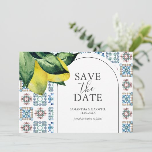 Sprint en Zomer Opslaan De Datum Uitnodiging (Staand voorkant)