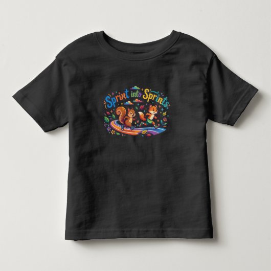 Sprint into Sprints – Energetisch Lizard T-Shirt O (Voorkant)