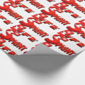 Sprint Life Red Cadeaupapier (Hoek)