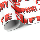 Sprint Life Red Cadeaupapier (Rol Hoek)
