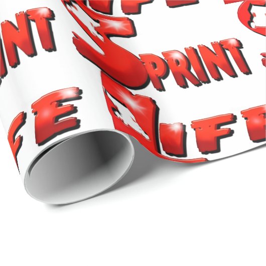 Sprint Life Red Cadeaupapier (Rol Hoek)
