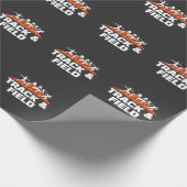 Sprint Long Jump Athlete volgen en vellen Cadeaupapier (Hoek)