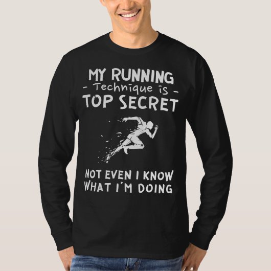 Sprint naar het onbekende met mijn topgeheime hard t-shirt (Voorkant)