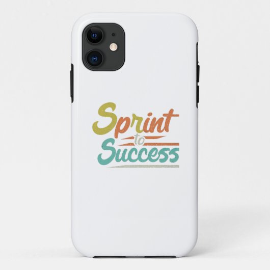 Sprint naar succes Case-Mate iPhone case (Achterkant)