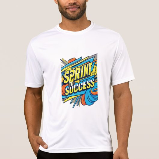 SPRINT NAAR SUCCES T-SHIRT (Voorkant)