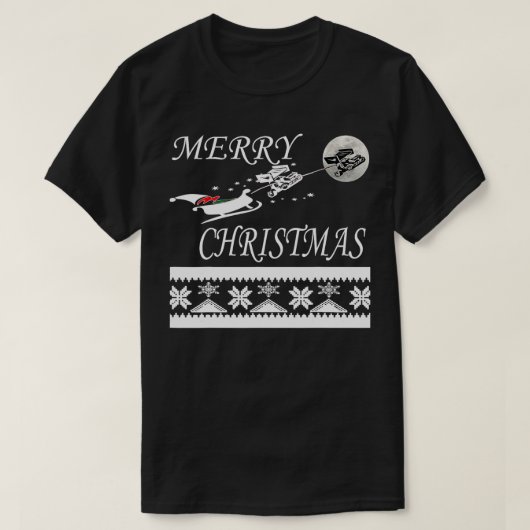 Sprint Racing Kerst Dirt Track's Gift T-shirt (Design voorkant)