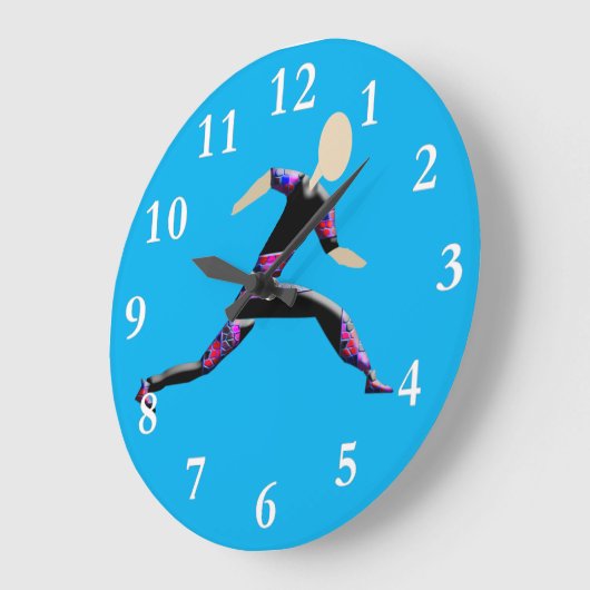 Sprint Runner Wall-klok Grote Klok (Hoek)