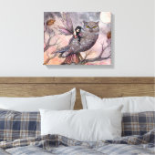 Sprint Vriendin en Uil Canvas Print (Insitu (Slaapkamer))